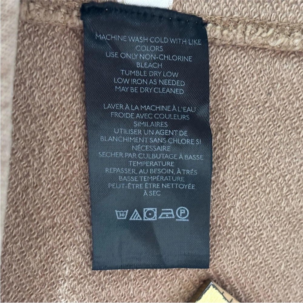 Pilcro By Anthropologie Womens 2XL Brown Tan Side Tie Short Sleeve Button Front - Picture 6 of 9
